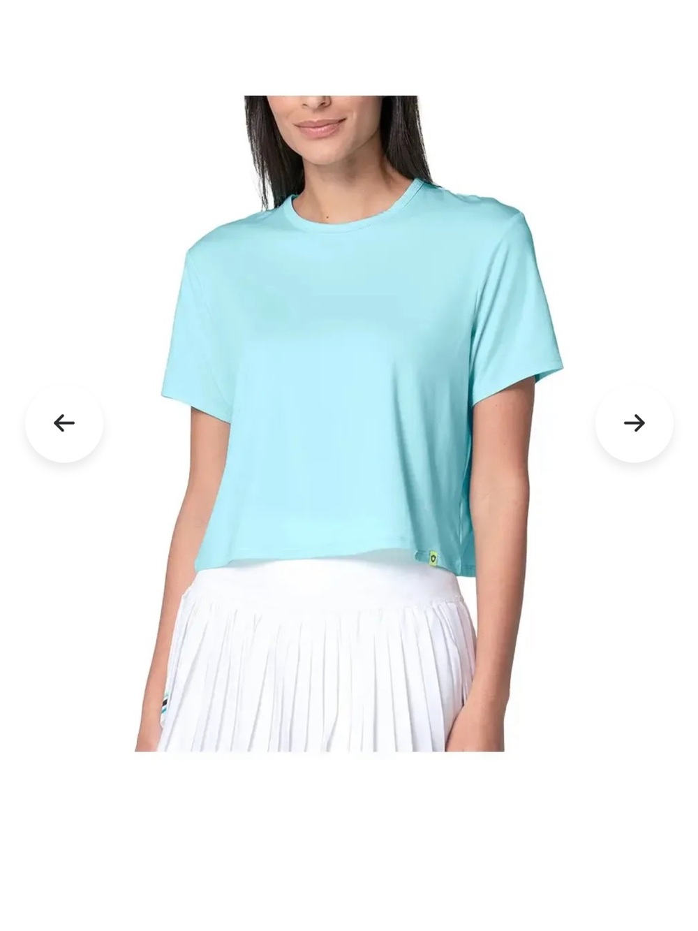 NEW with tags! LUCKY IN LOVE
Women's LUV Powerbox Tennis Tee Capri - size Large